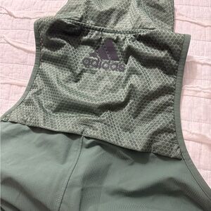Adidas Olive Green Performance Tank